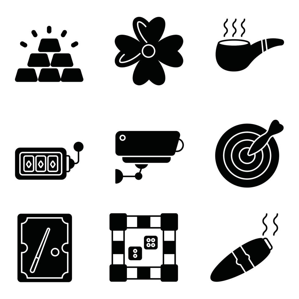 Casino Icons Set vector