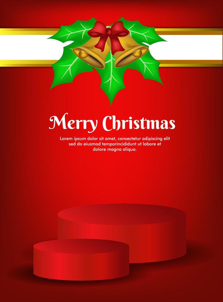 Merry christmas card greeting cards vector