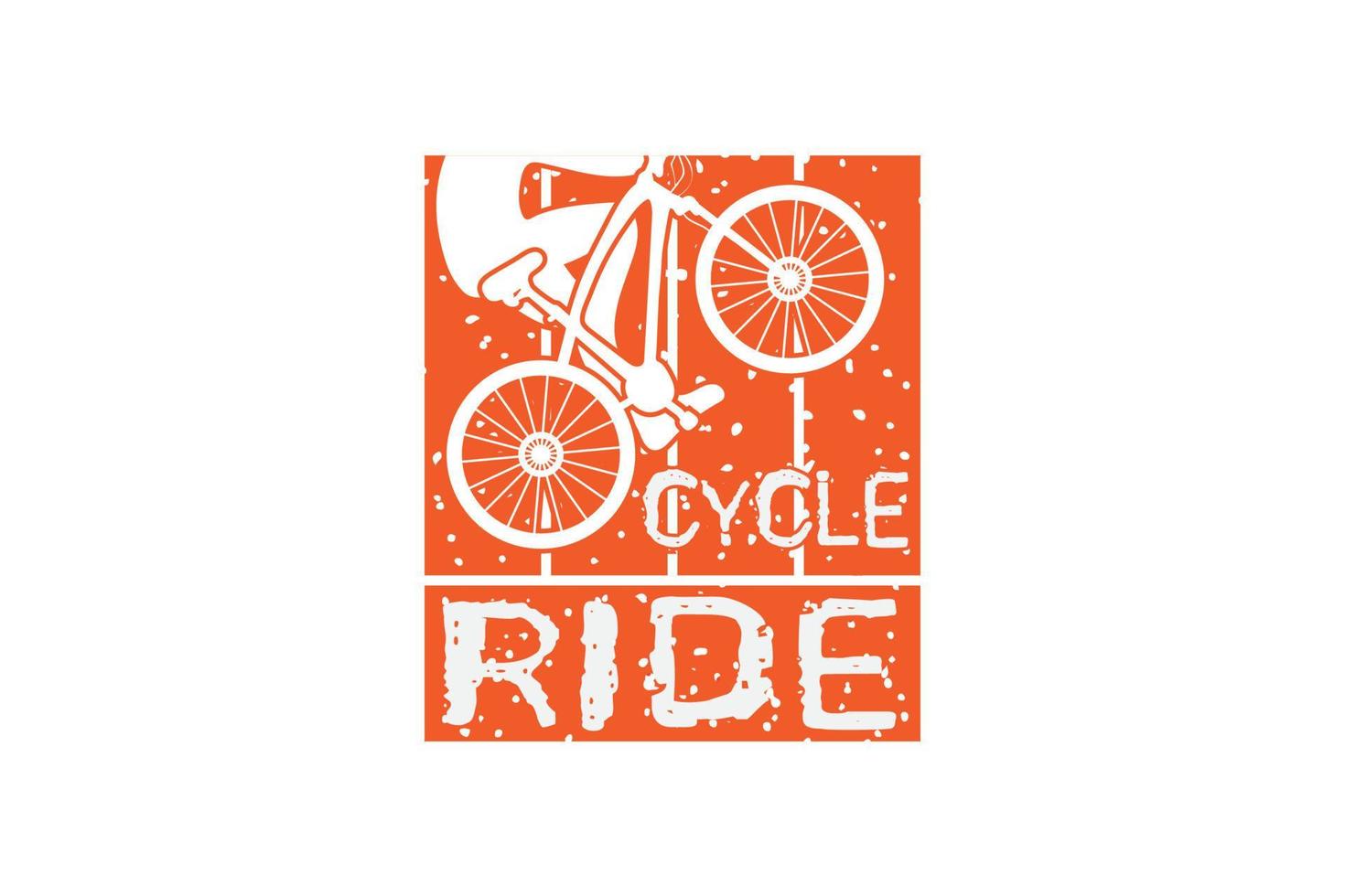 Cycle Ride T-shirt design vector
