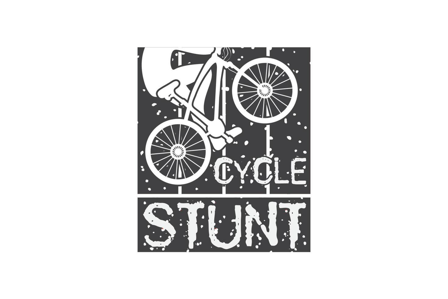 diseño de camiseta de paseo en bicicleta vector