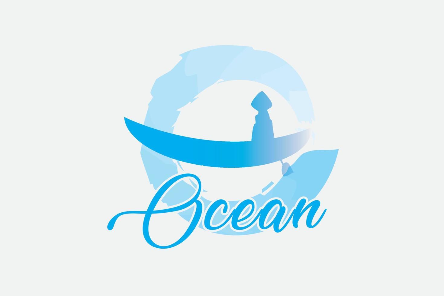 Ocean Watercolor T-Shirt Sublimation vector