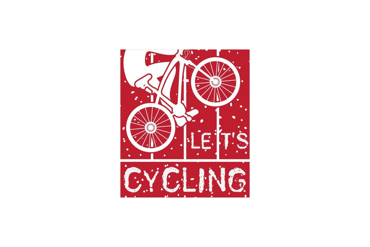 Cycle Ride T-shirt design vector