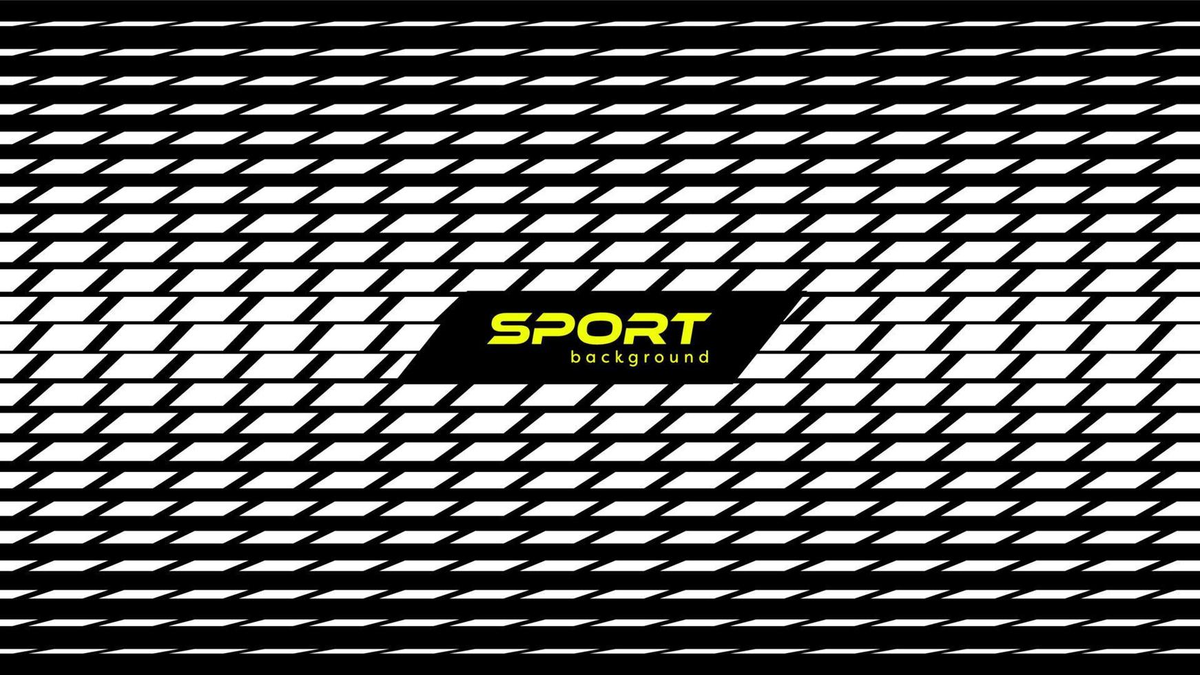 Abstract monochrome modern sport background rectangle pattern vector illustration.