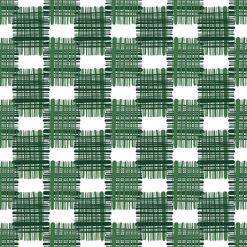 SEAMLESS GREEN PATTERN BACKGROUND WITH HAND DRAW SQUARE SHAPE FROM LINE vector