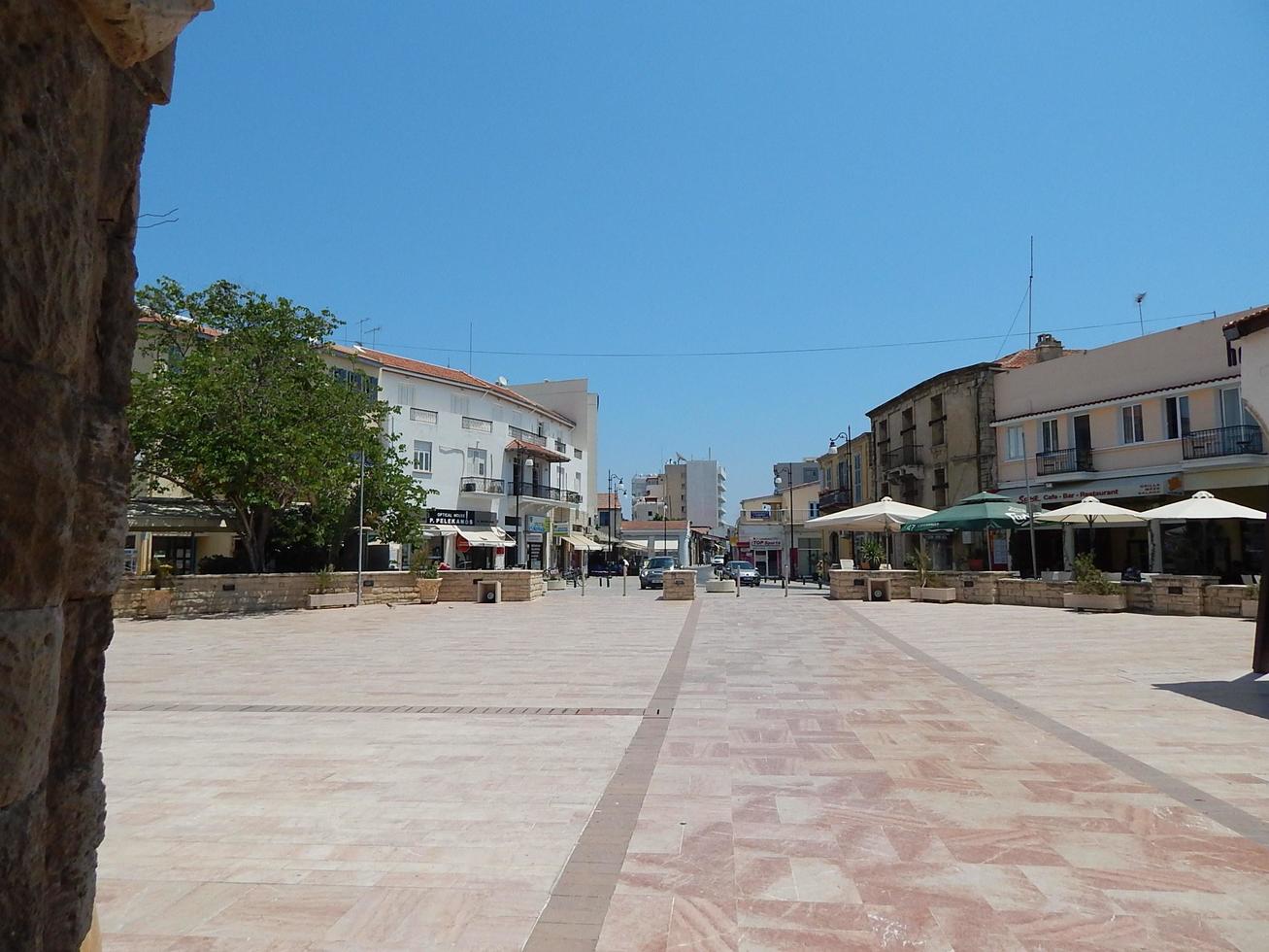 LARNACA, CYPRUS - JULY 25, 2015 Tourism in city and resort photo