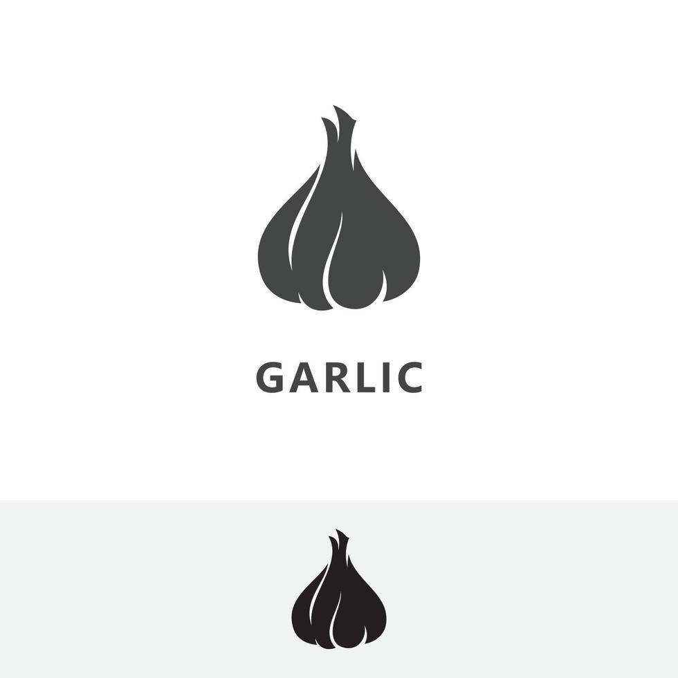 Garlic logo icon vector illustration
