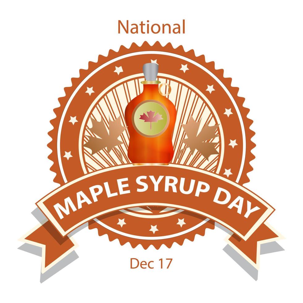 National Maple Syrup Day 4241233 Vector Art at Vecteezy