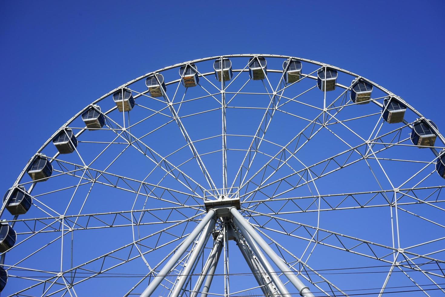 Ferris wheel Ferris wheel with closed cabins photo