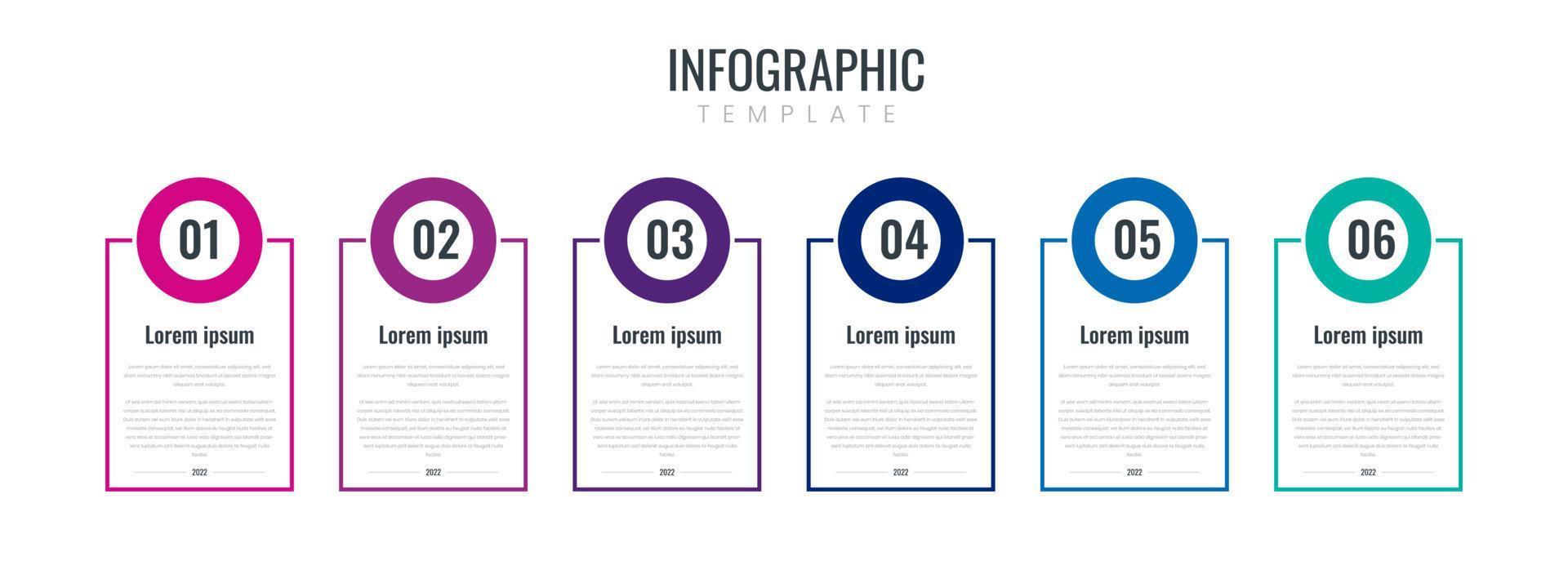 Vector Infographic thin line design with icons and 6 options or steps. Infographics for business concept. Can be used for presentations banner, workflow layout, process diagram, flow chart, info graph