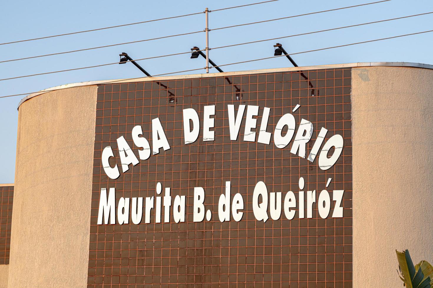 Cassilandia, Mato Grosso do Sul, Brazil - 10 22 2021 facade of a funeral house photo