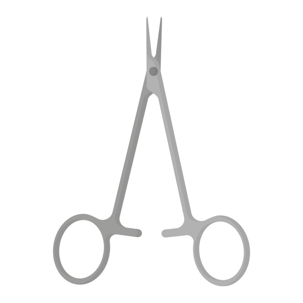 Vector cartoon open dental clamps.