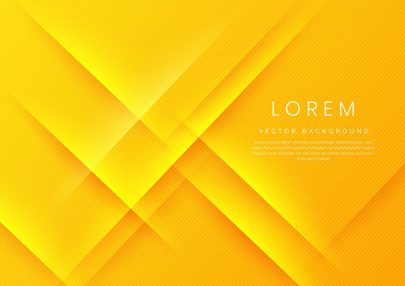 Abstract yellow and orange gradient diagonal background. vector