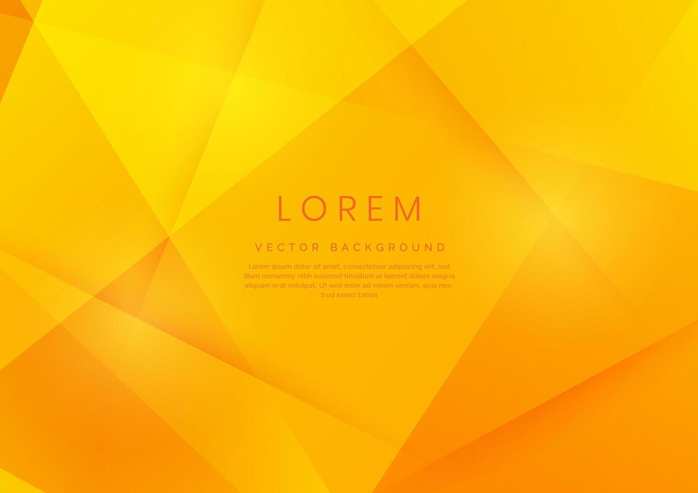 Abstract yellow and orange gradient diagonal background. vector