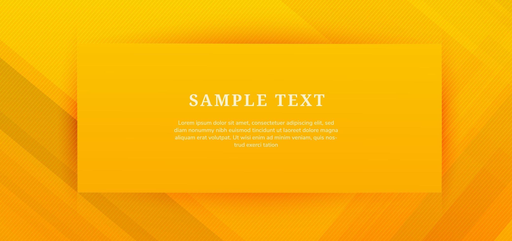 Abstract orange gradient geometric diagonal background. Frame for copy space for text. vector