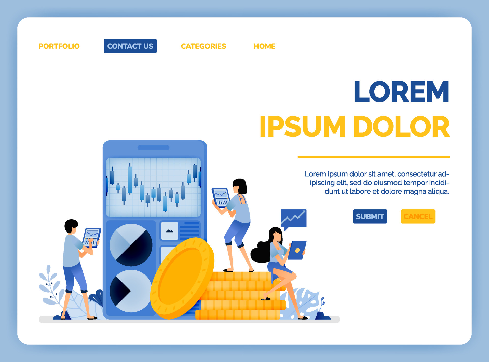 Design of application for managing and analyzing financial and