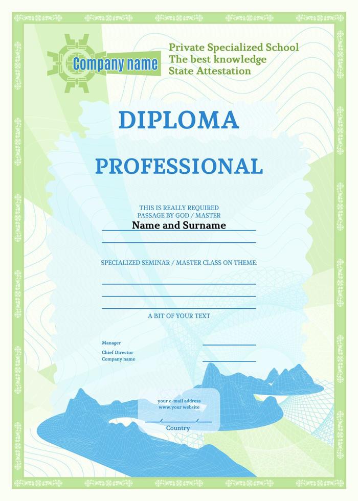 lila con diploma azul para educación textura compleja vector