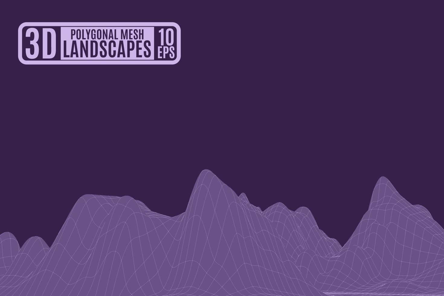 purple polygonal mountains for advertising simple texture vector