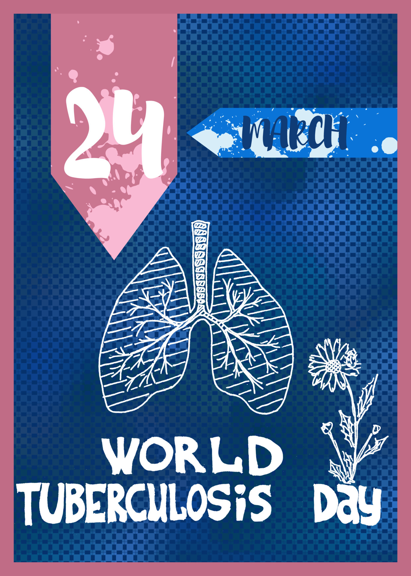 bright poster on the day of the fight against tuberculosis blue 4245325 ...