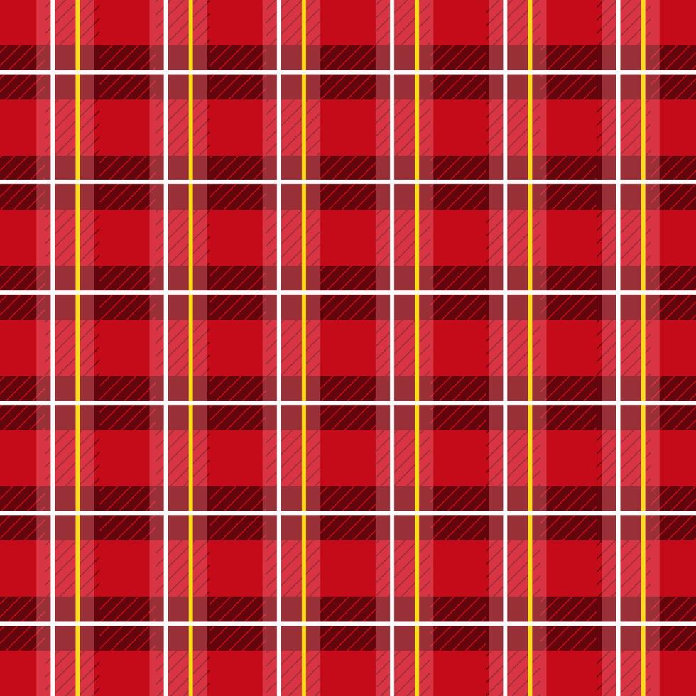 Christmas plaid style pattern vector