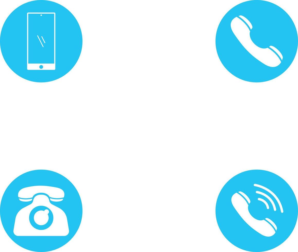 blue phone icon, template, editable, by vector design