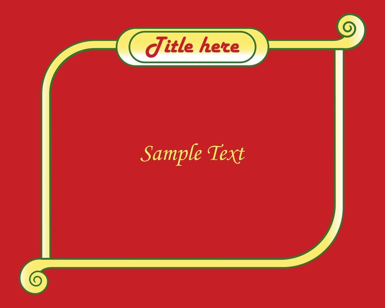 yellow frames design for template, invitation card, brochure, and poster, by vector