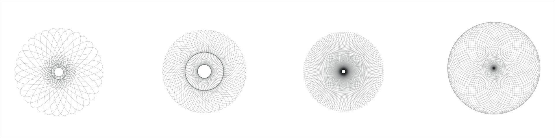 elementos ópticos vectoriales eps 10 vector