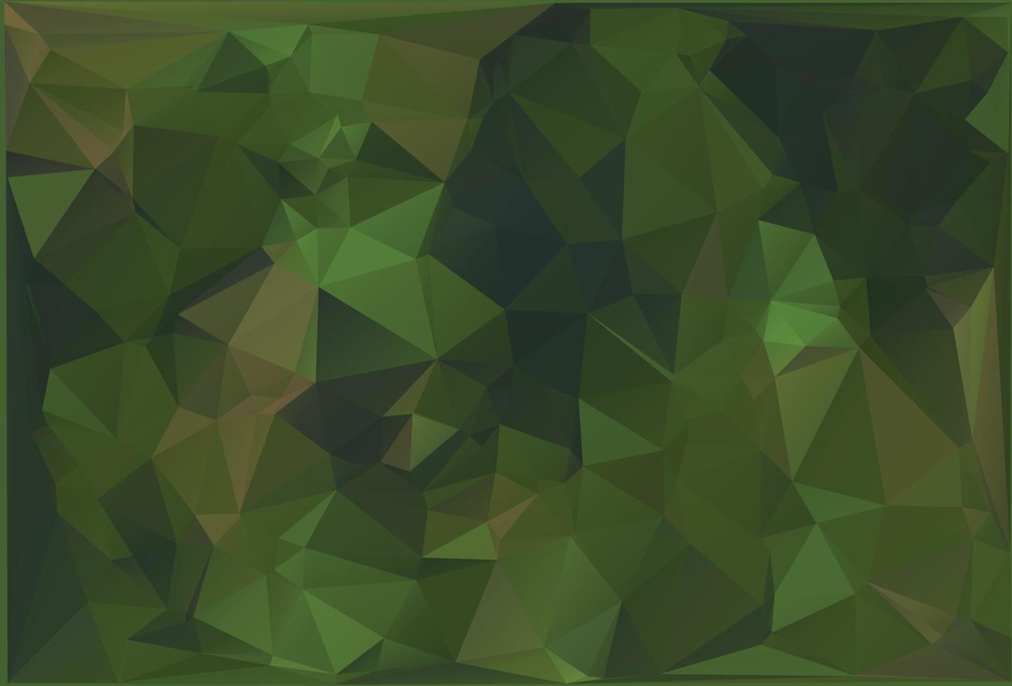 Fondo de camuflaje militar de vector abstracto hecho de formas geométricas de triángulos estilo poligonal.