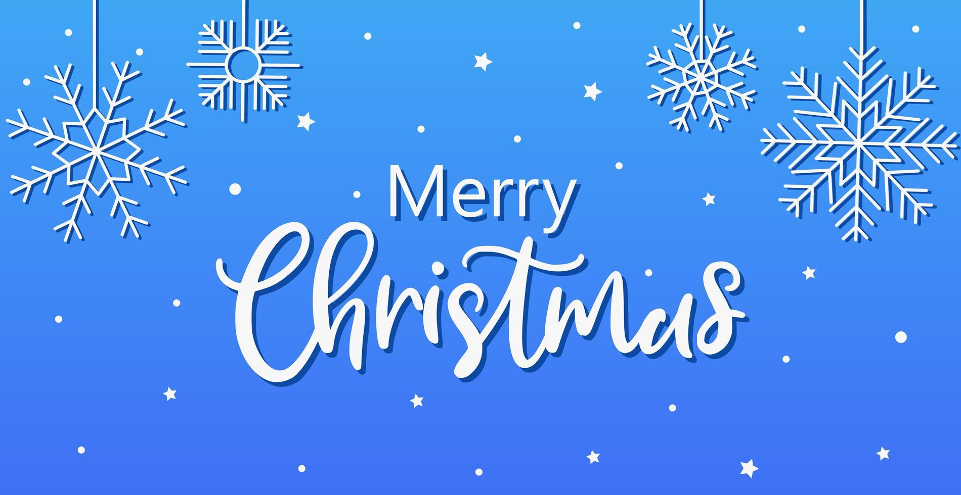 Merry christmas blue festive new year background - Vector