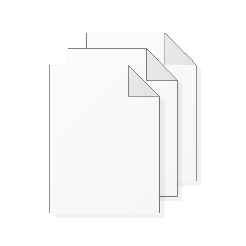 File computer document icon isolated on white background vector