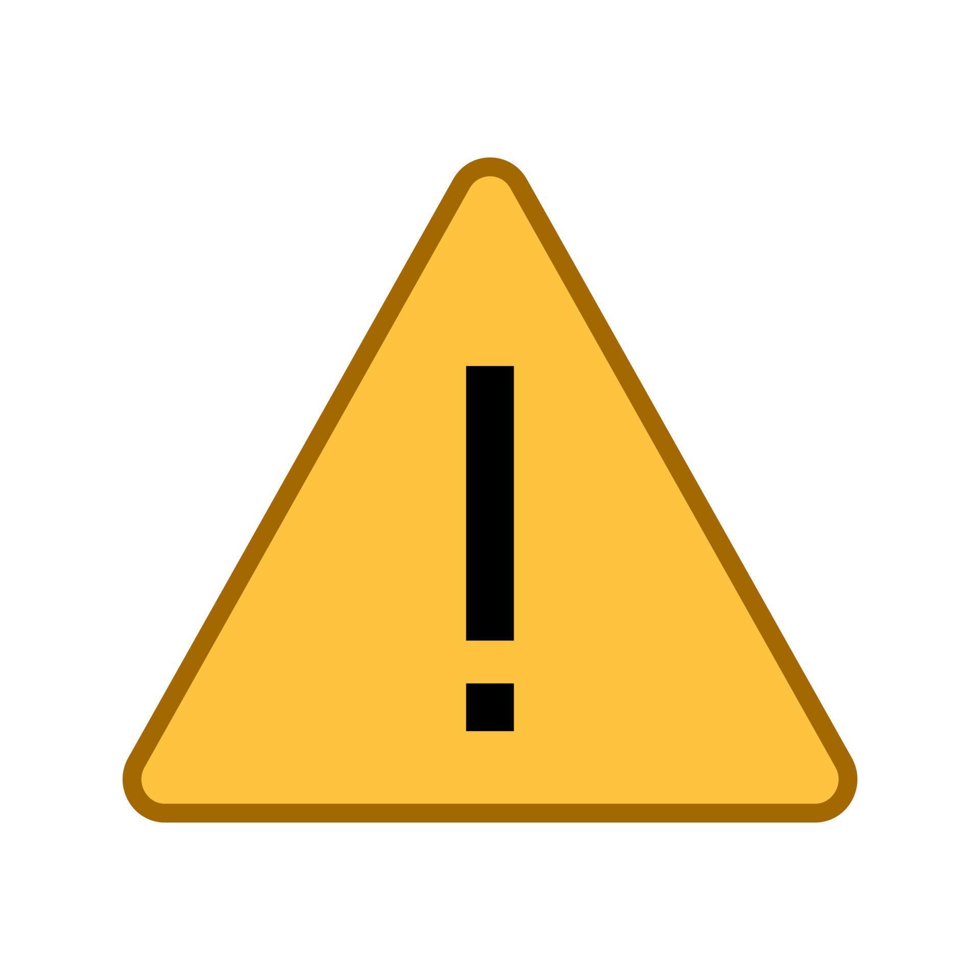 Error defect warning icon isolated on white background 4249003 Vector ...