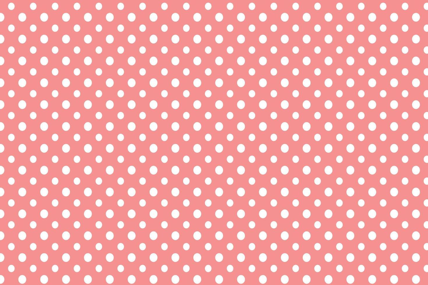 soft cute pink polka dots seamless pattern retro stylish vintage white background vector