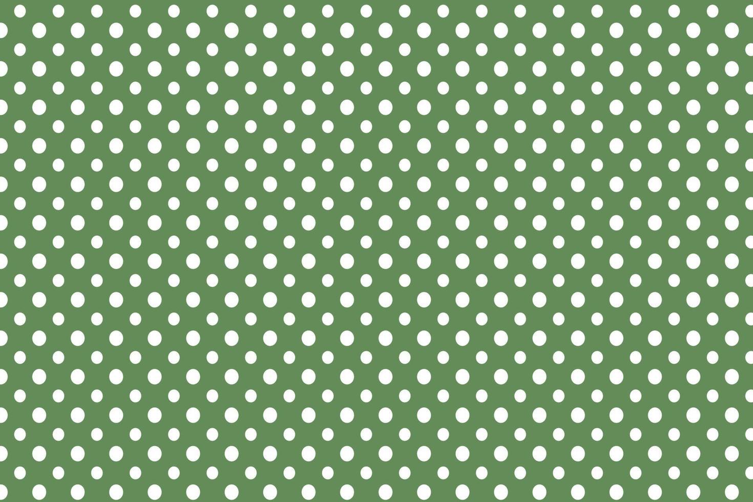 green polka dots seamless pattern retro stylish vintage white background vector