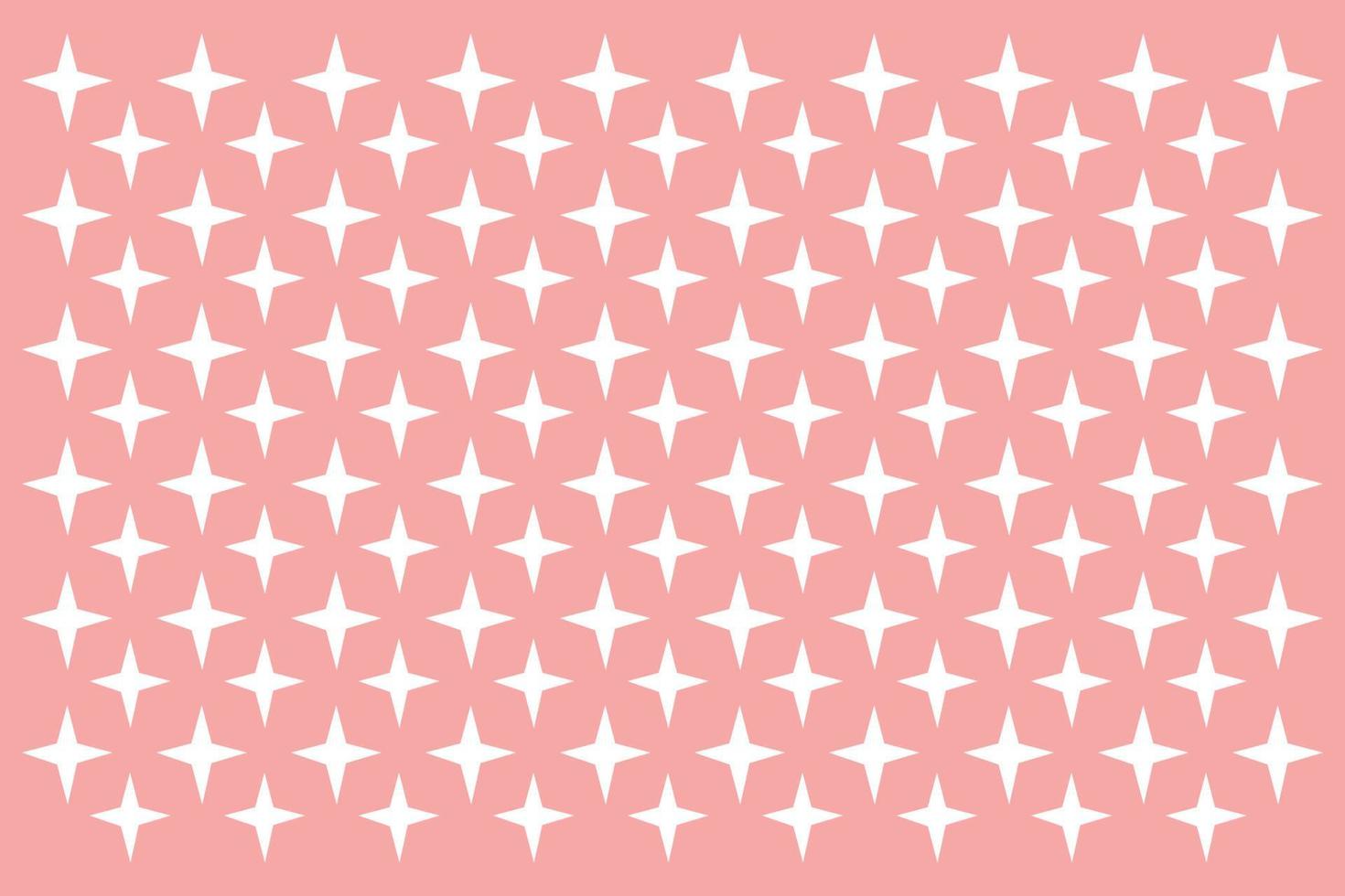 Beautiful cute seamless star glitter pattern retro stylish vintage pink background for printing cloth vector