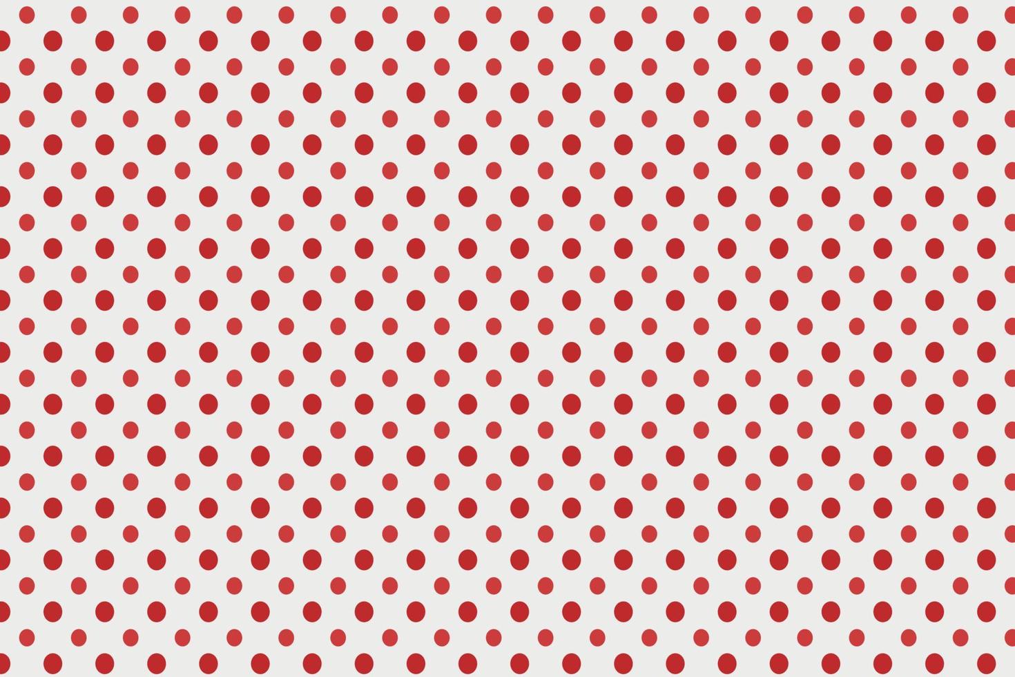 red polka dots seamless pattern retro stylish vintage white background vector