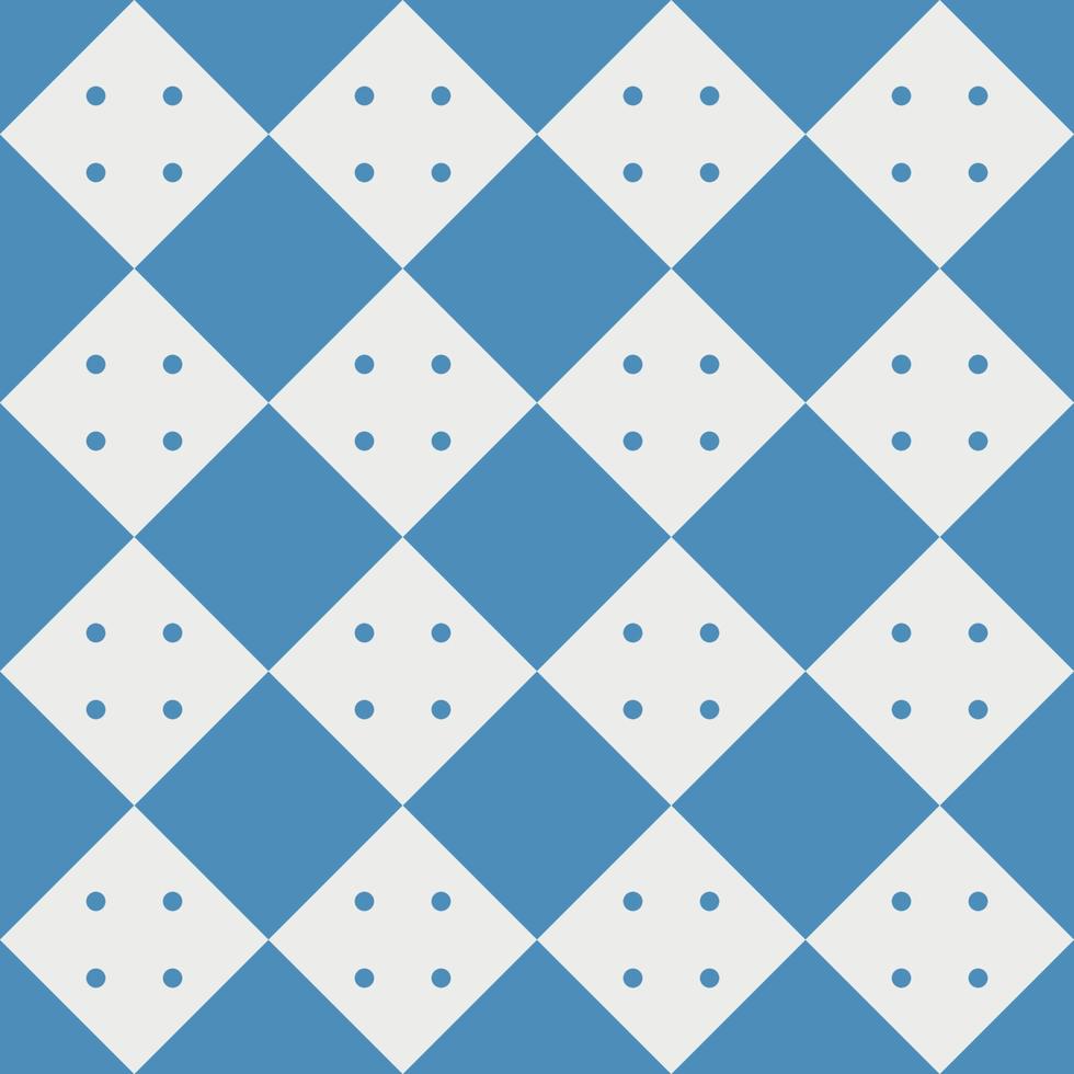seamless blue diamond pattern background suitable for floor print vector
