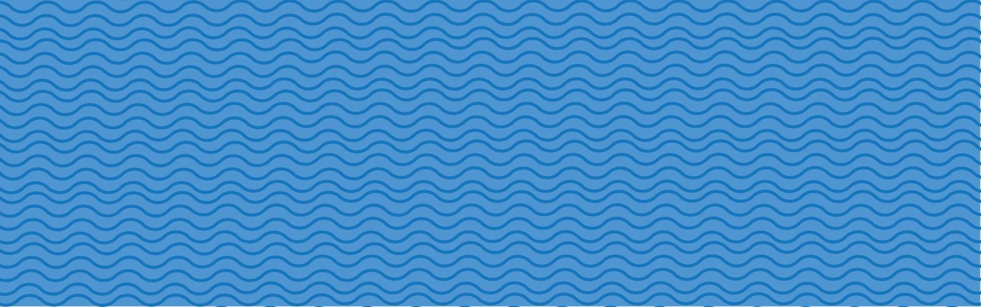 Colorful navy blue geometric seamless repetitive vector curvy waves pattern