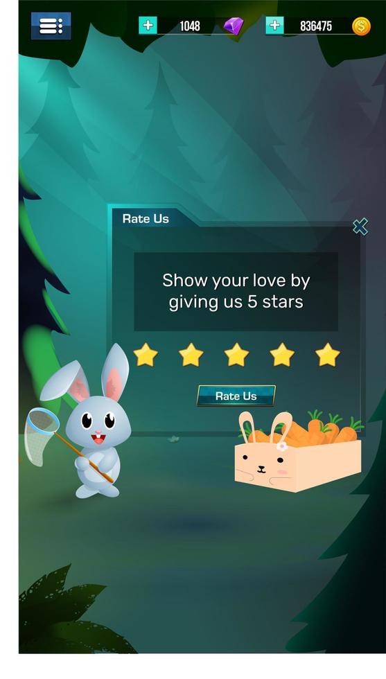 Stylize Game UI elements menu popups vector