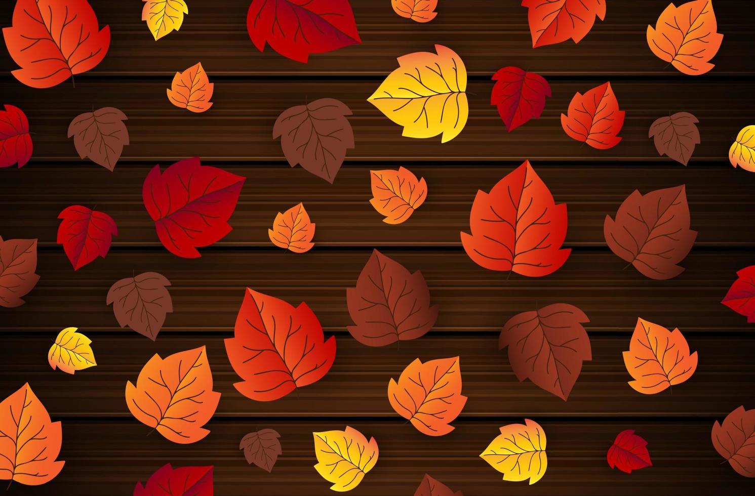 hoja de arce, fondo de vector de banner de otoño