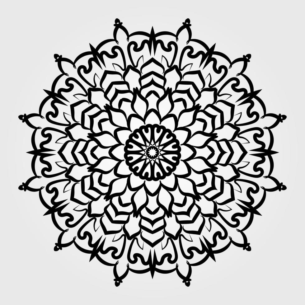 decorative concept abstract mandala illustration vector