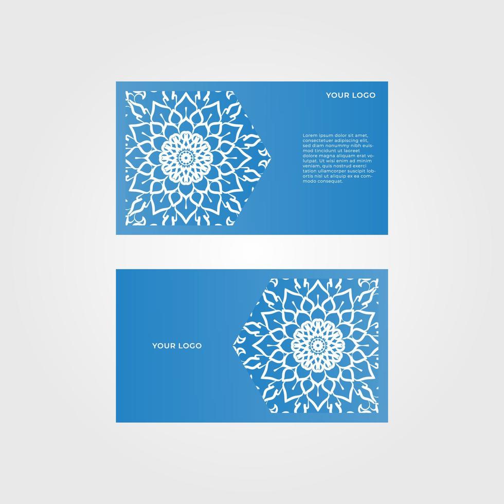 Business Card. Vintage decorative elements. Ornamental floral business cards, oriental pattern, vector illustration. Islam, Arabic, Indian, turkish, pakistan, chinese, ottoman motifs