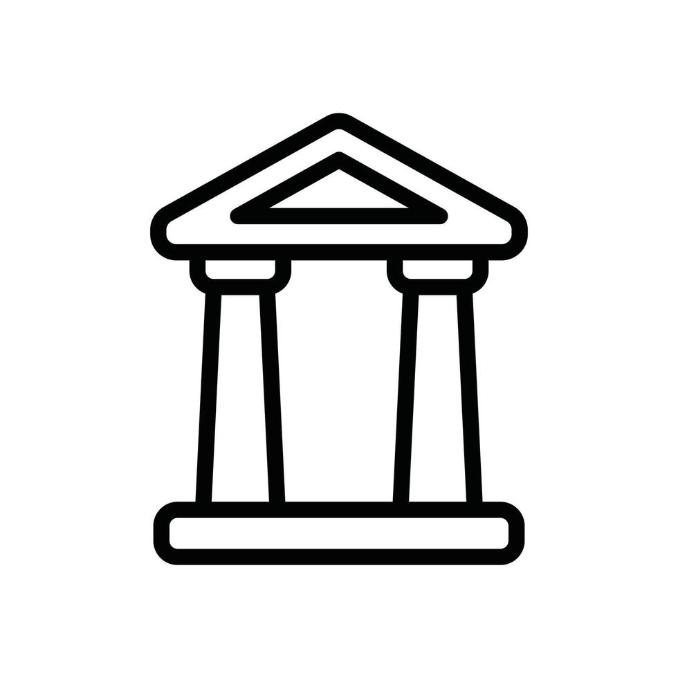 museum line icon vector