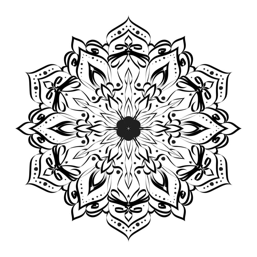 christmas snowflake ornament vector
