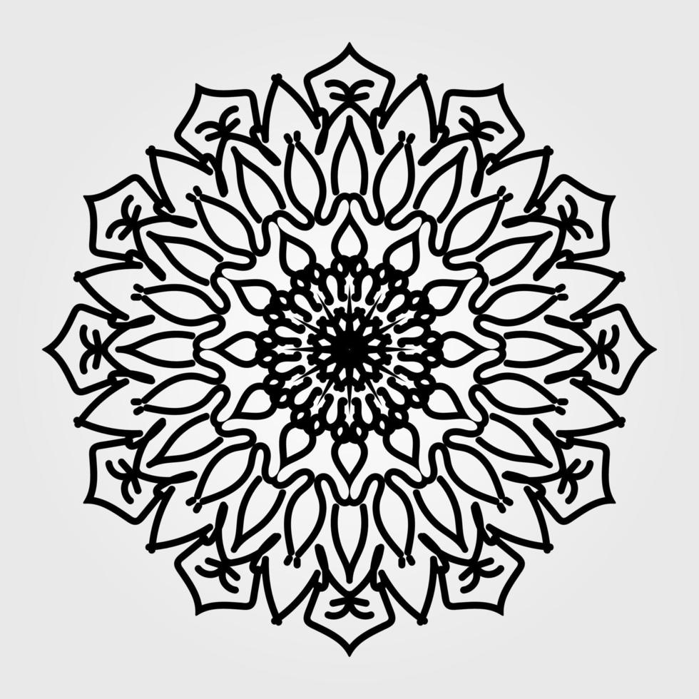 decorative concept abstract mandala illustration vector