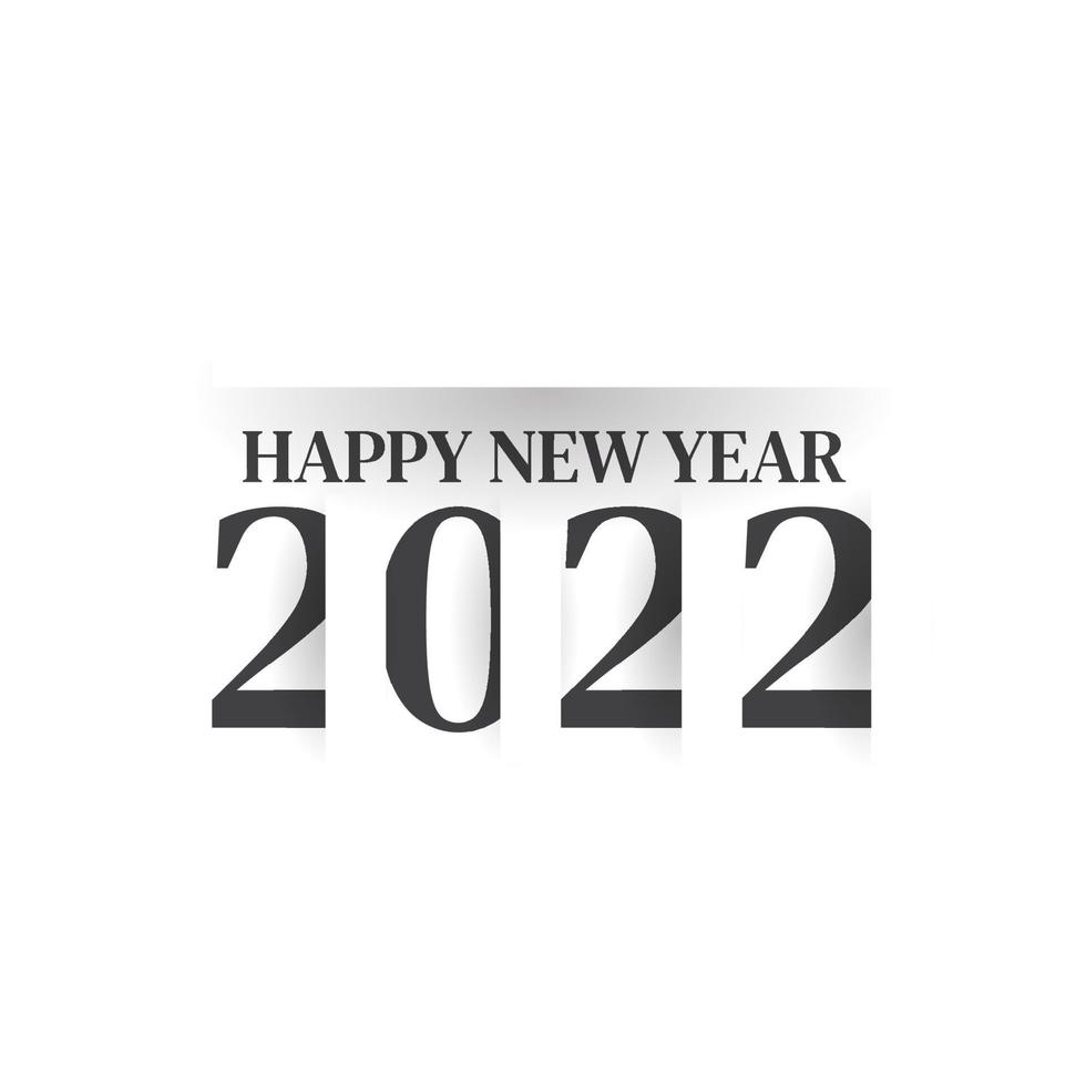 2022 Happy New Year logo text design. 2022 number design template. Collection of 2021 happy new year symbols. Vector illustration