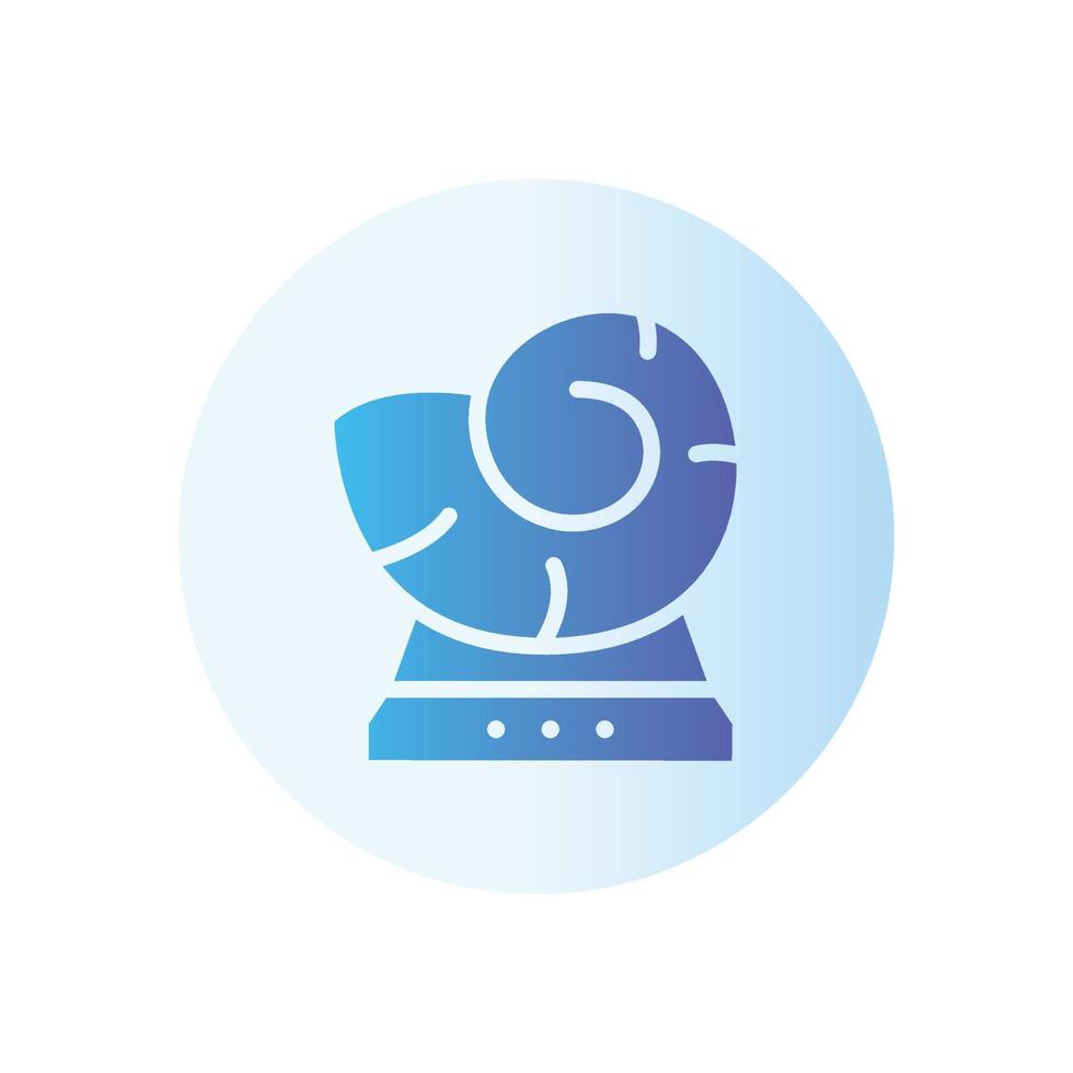fossil gradient icon vector