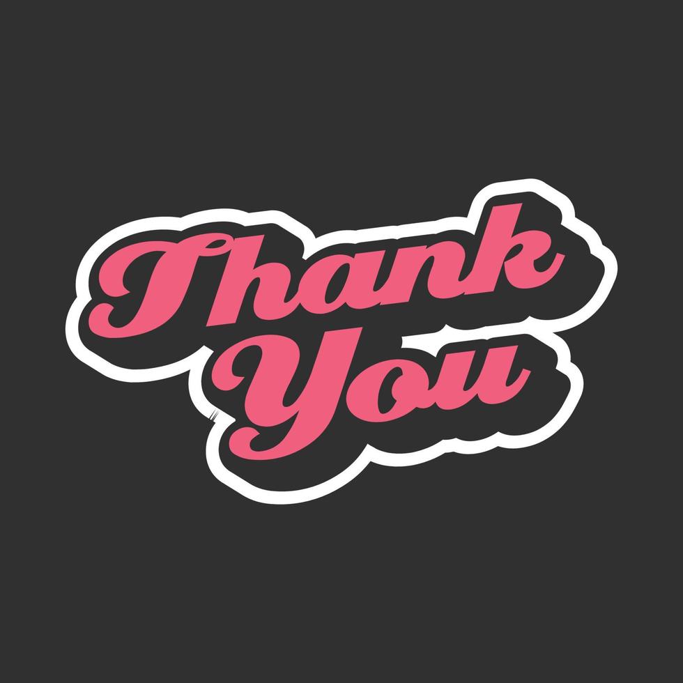 thank you svg quote for tshirt vector image
