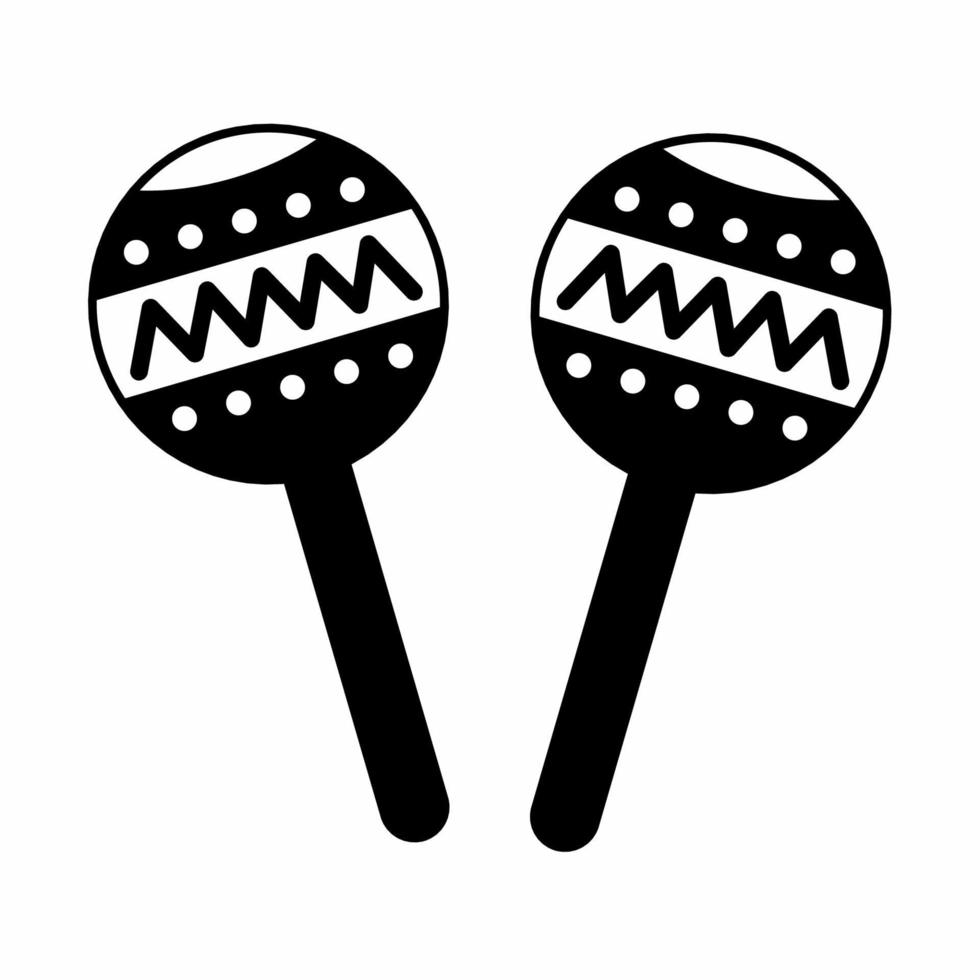 Maracas Icon Black.eps vector