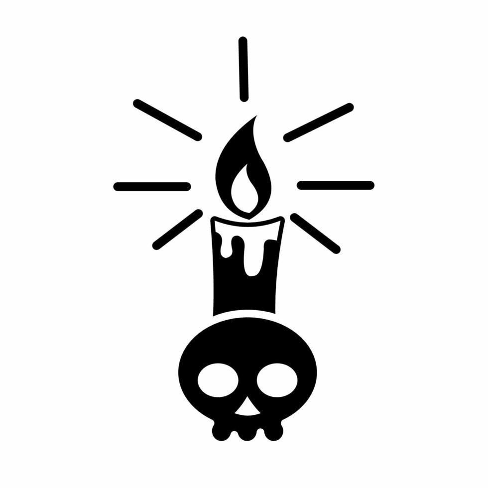 Candle Light Icon Black.eps vector