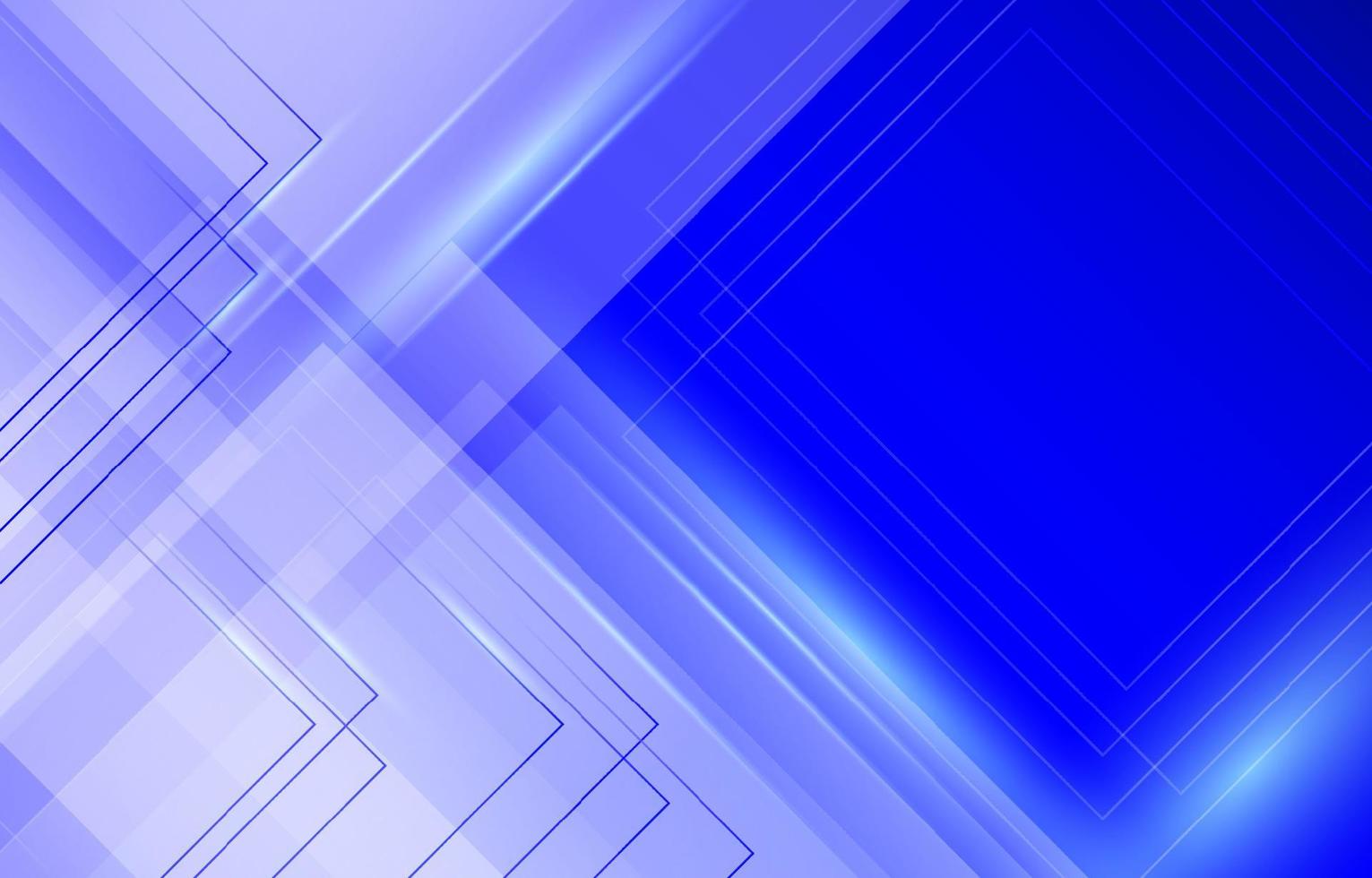 Blue Geometric Background with Gradient and Glow Effect vector