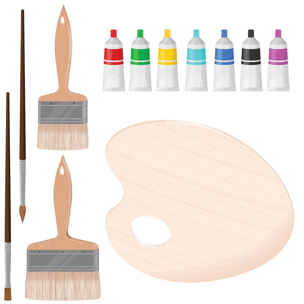 Vector design of tool for painting